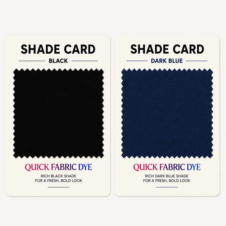 Safrang Quick Fabric Dye - Black+Dark Blue