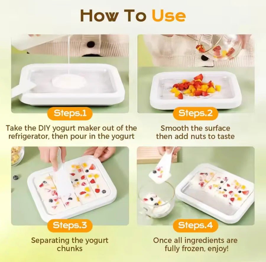 Instant Homemade Rolled Ice Cream Maker ❄