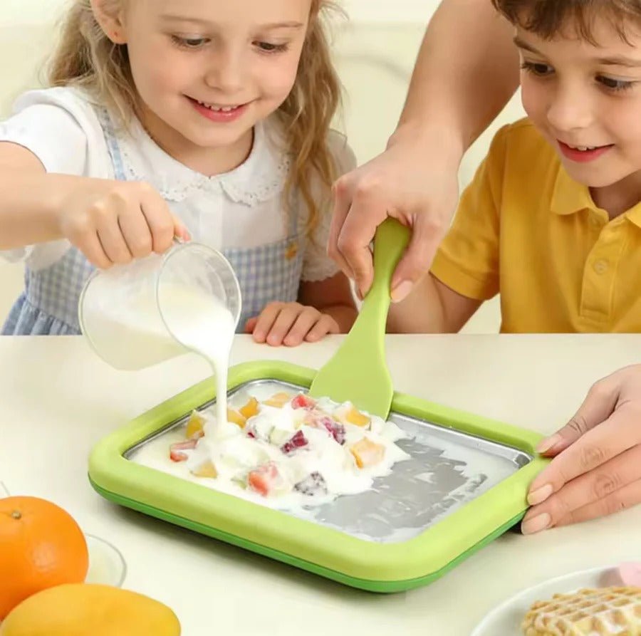 Instant Homemade Rolled Ice Cream Maker ❄