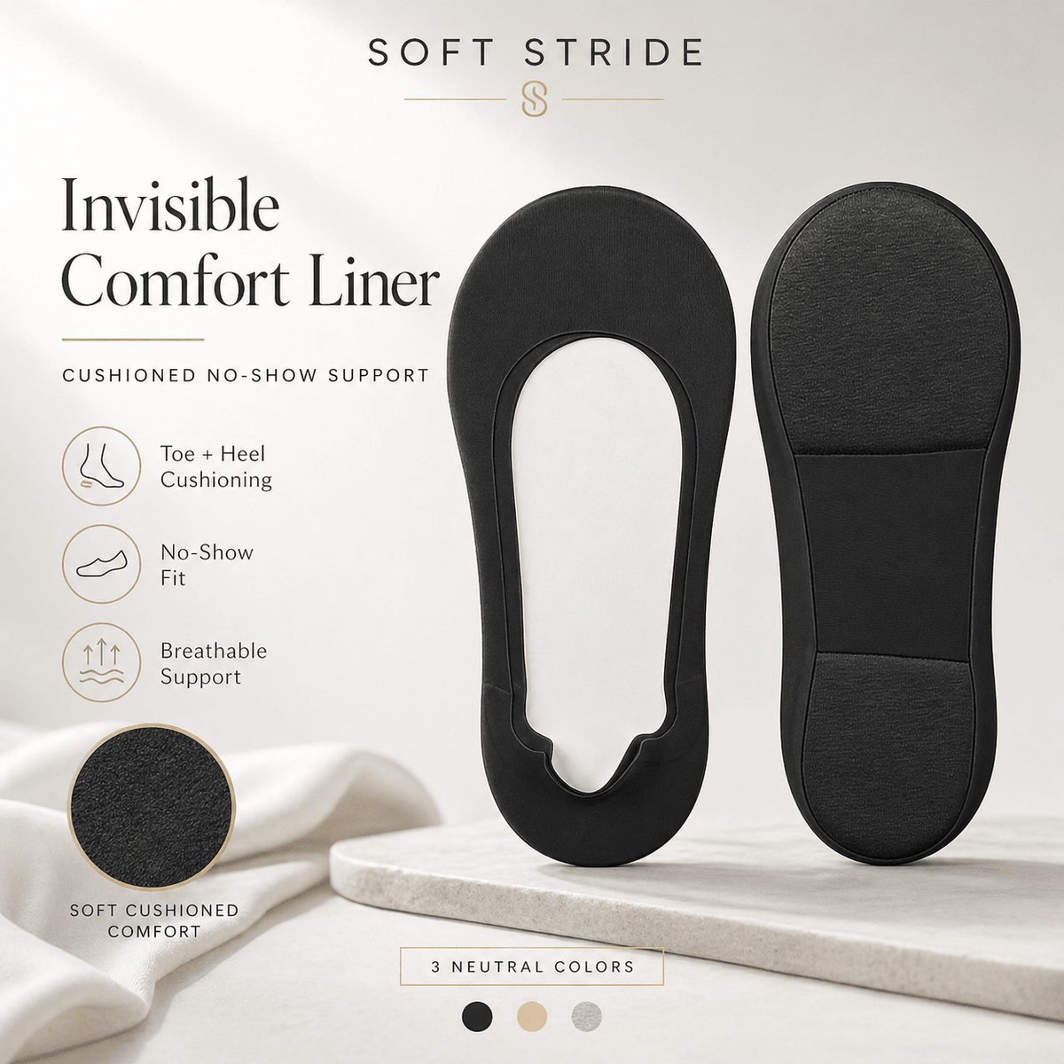 Invisible Pain Relieving Cushion Socks