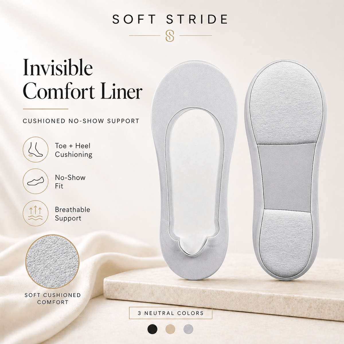 Invisible Pain Relieving Cushion Socks