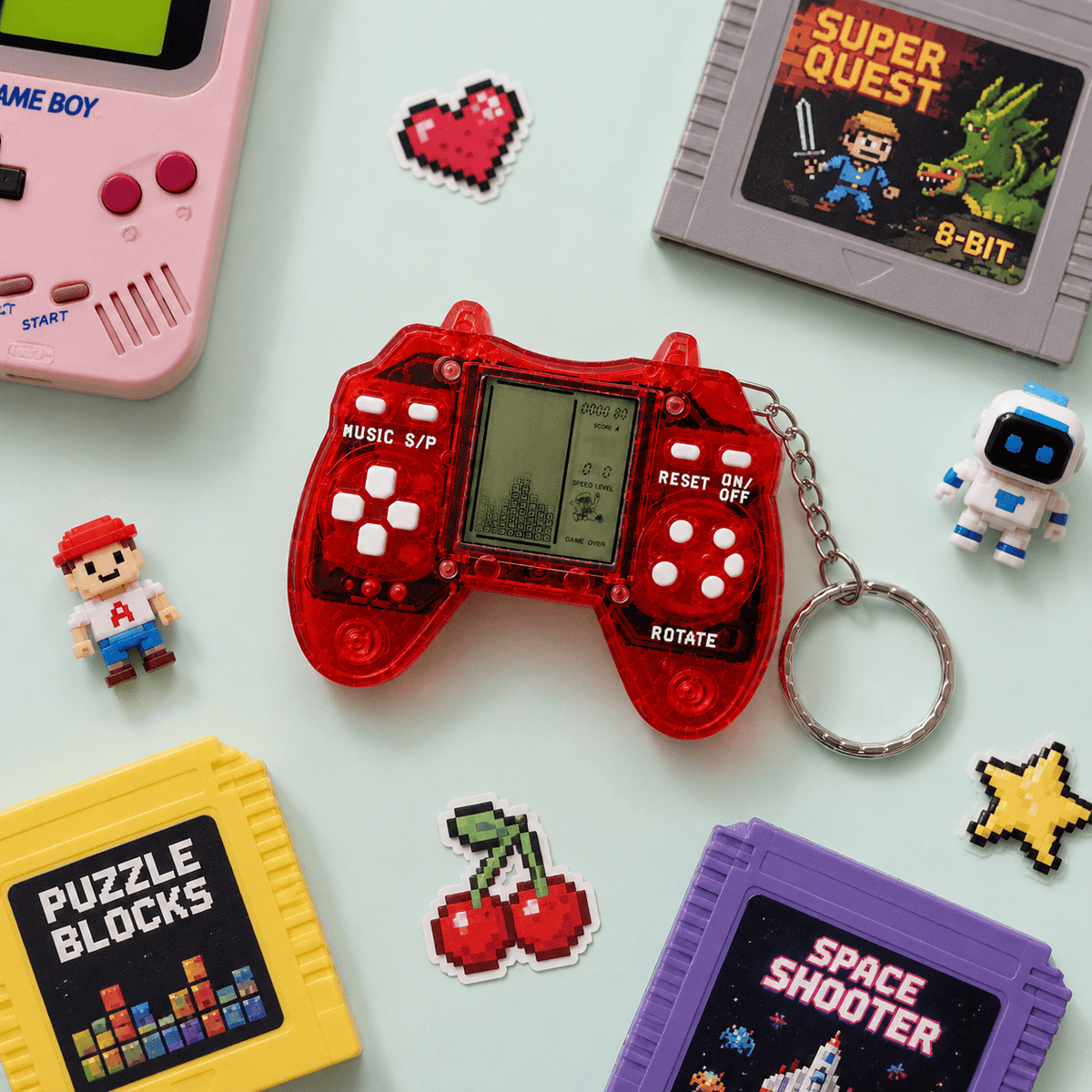 Mini-Arcade Cute Keychain