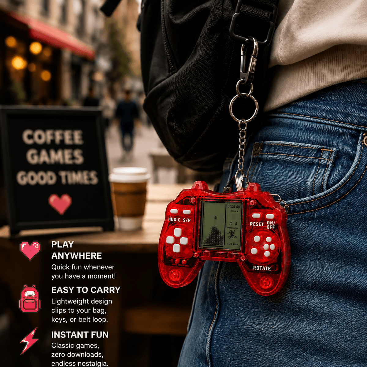 Mini-Arcade Cute Keychain