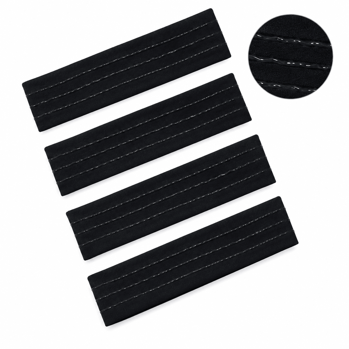 Silicon hairband grip