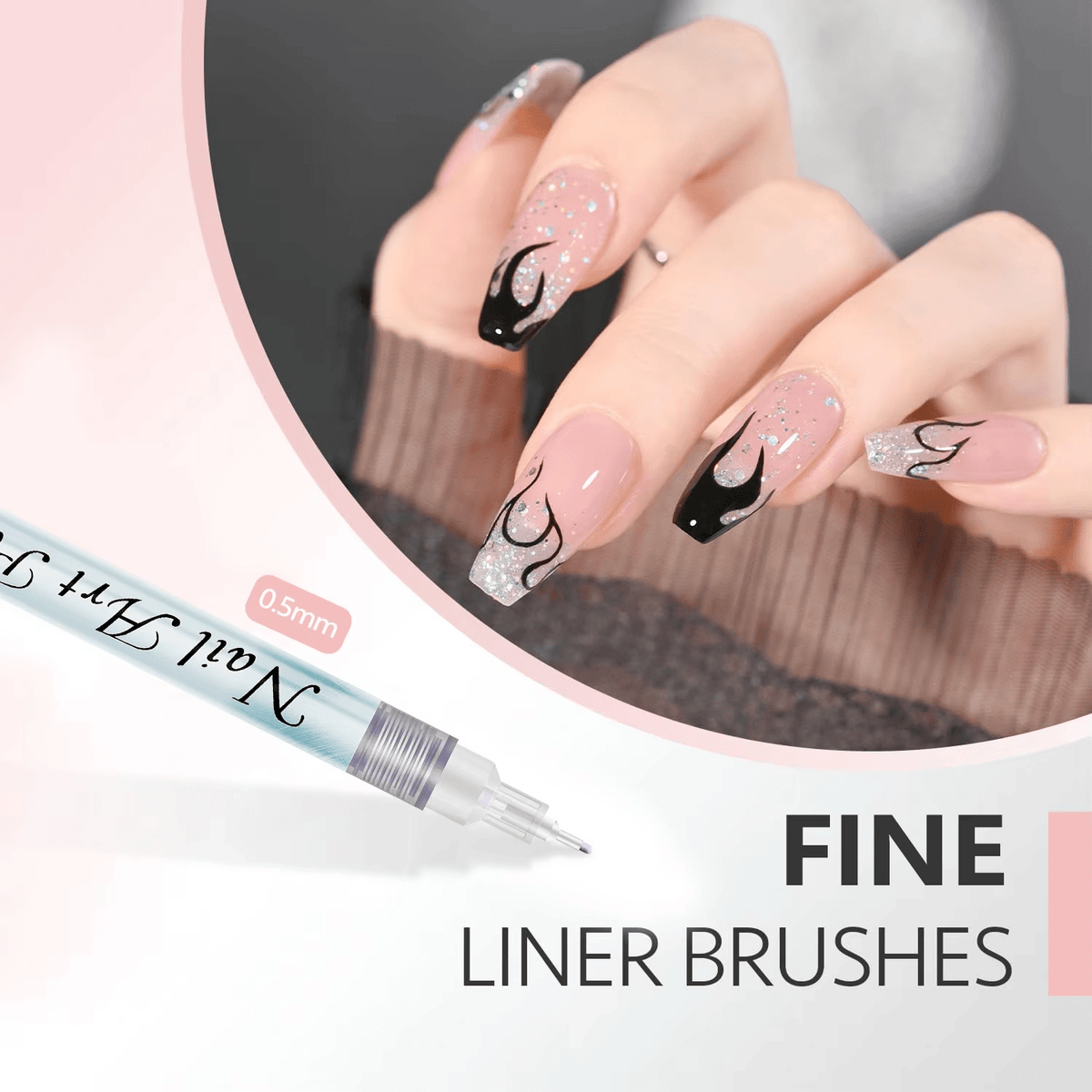 Waterproof Nail Polish Pen Pack of 12 (Imported)💅✨