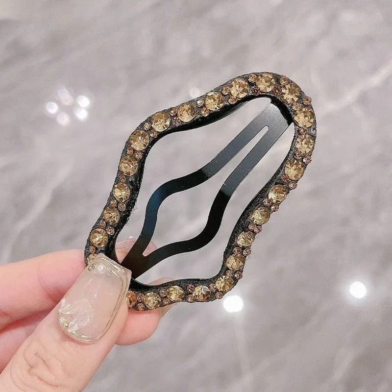 Women Hairpin Full Diamond Cloud Shaped